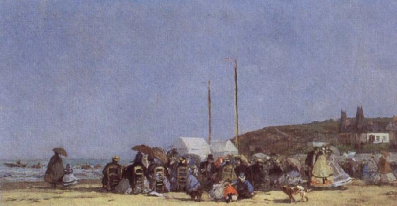 Eugene Boudin Beach Scene